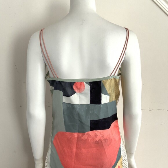 Jordan X Bephies Beauty Supply Slip Dress Coral Multicolor S - Picture 11 of 12